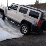 Hummer H3. 3,5 l, femsylindret, automat. Hentet i Ørsta  feb 2013