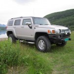 Hummer H3. 3,5 l, femsylindret, automat. Hentet i Ørsta  feb 2013