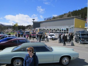 Kjempevær på Andselv Sentrum