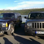 Jeep Chereokee Laredo 1990 mod og Jeep Patriot 2007 mod.